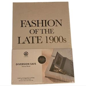 Book Diversion Safe with Combination Lock- Decoy Fashion Book Safe